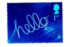stamp hello