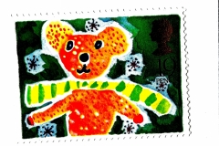 stamp teddy